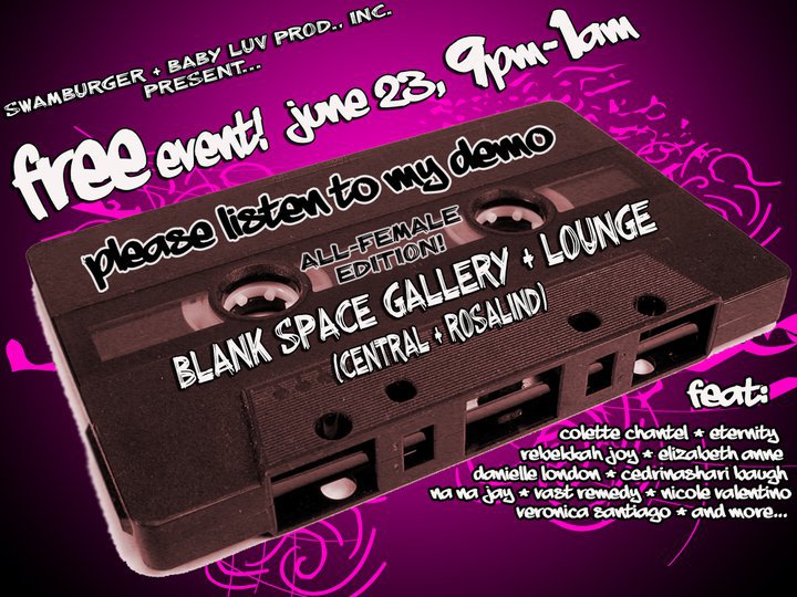 Please Listen TO My Demo June 23rd 2011 Female Edition